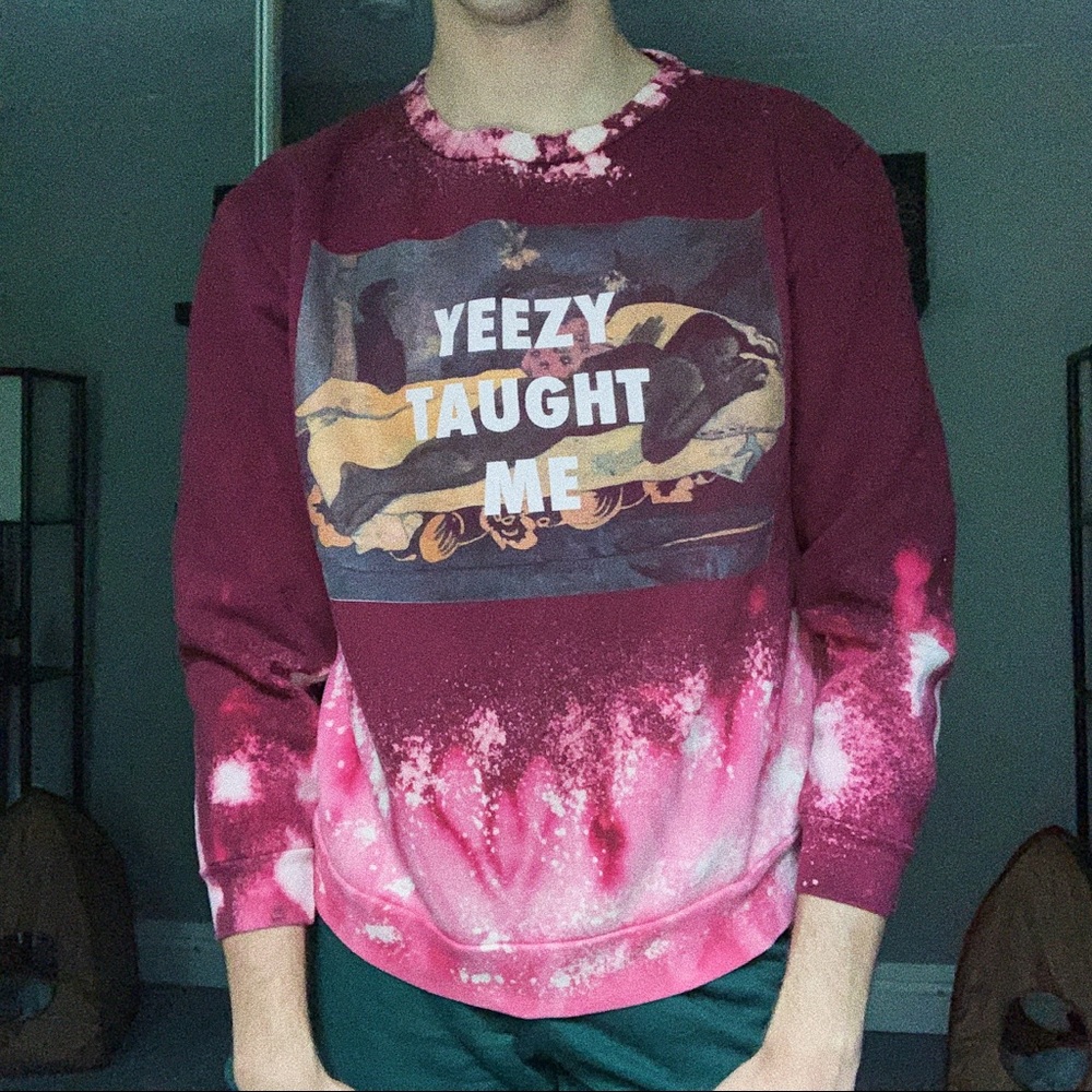 Renewal Bleach Dyed Yeezy x Dali Crewneck DONDA